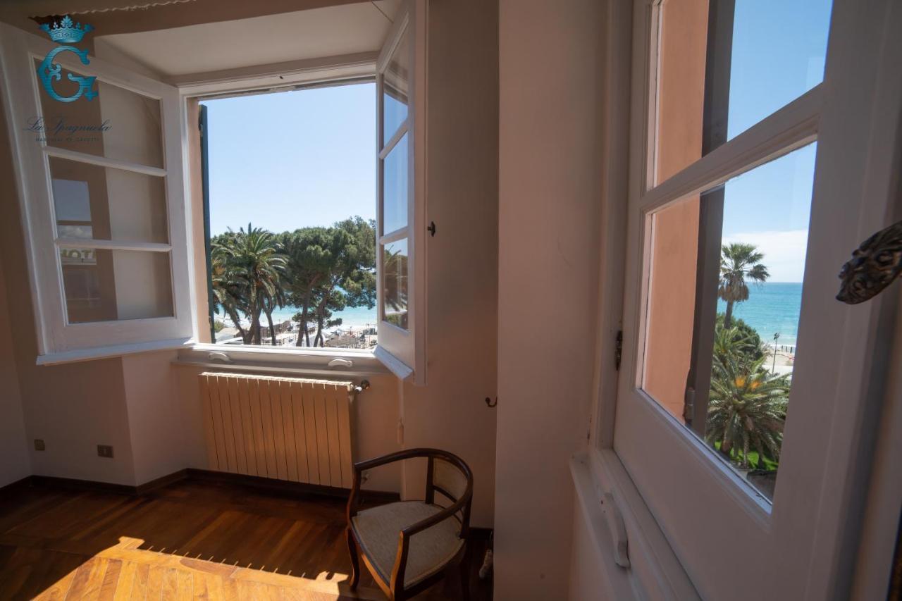 La Spagnuola - Villa Cinquecentesca Sul Mare Con Parco Privato 사보나 외부 사진